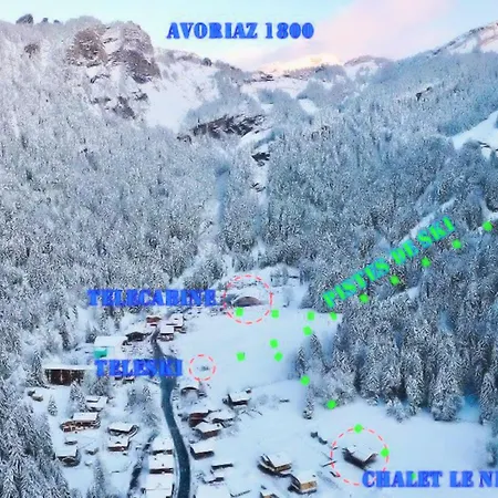 Domek alpejski Le Nid Independant Mountain *